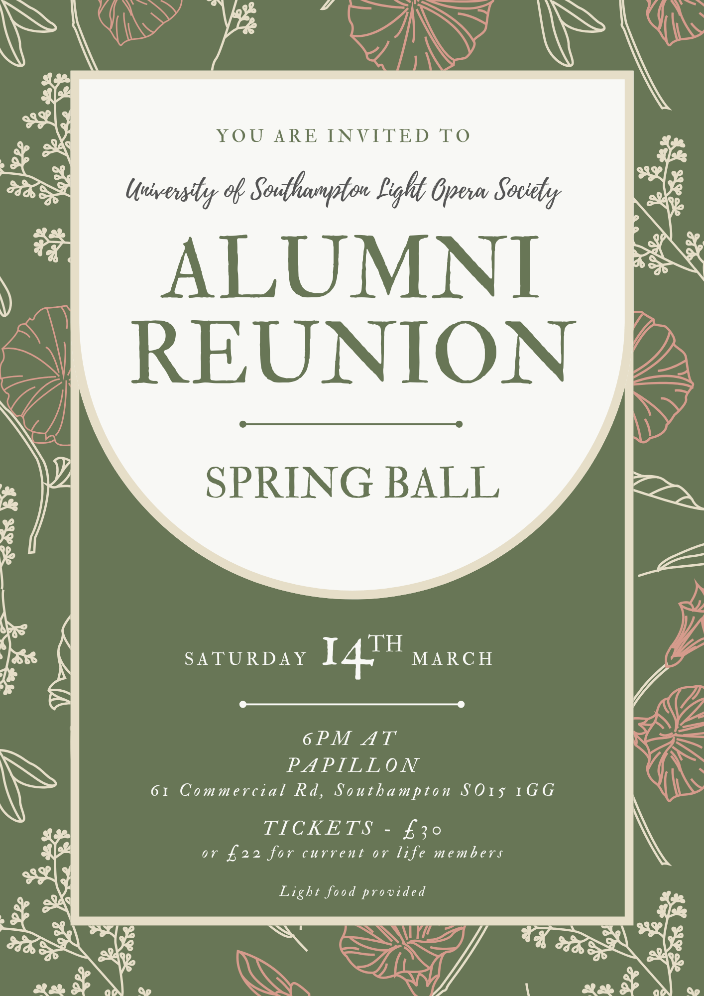 LOpSoc Alumni Reunion Spring Ball